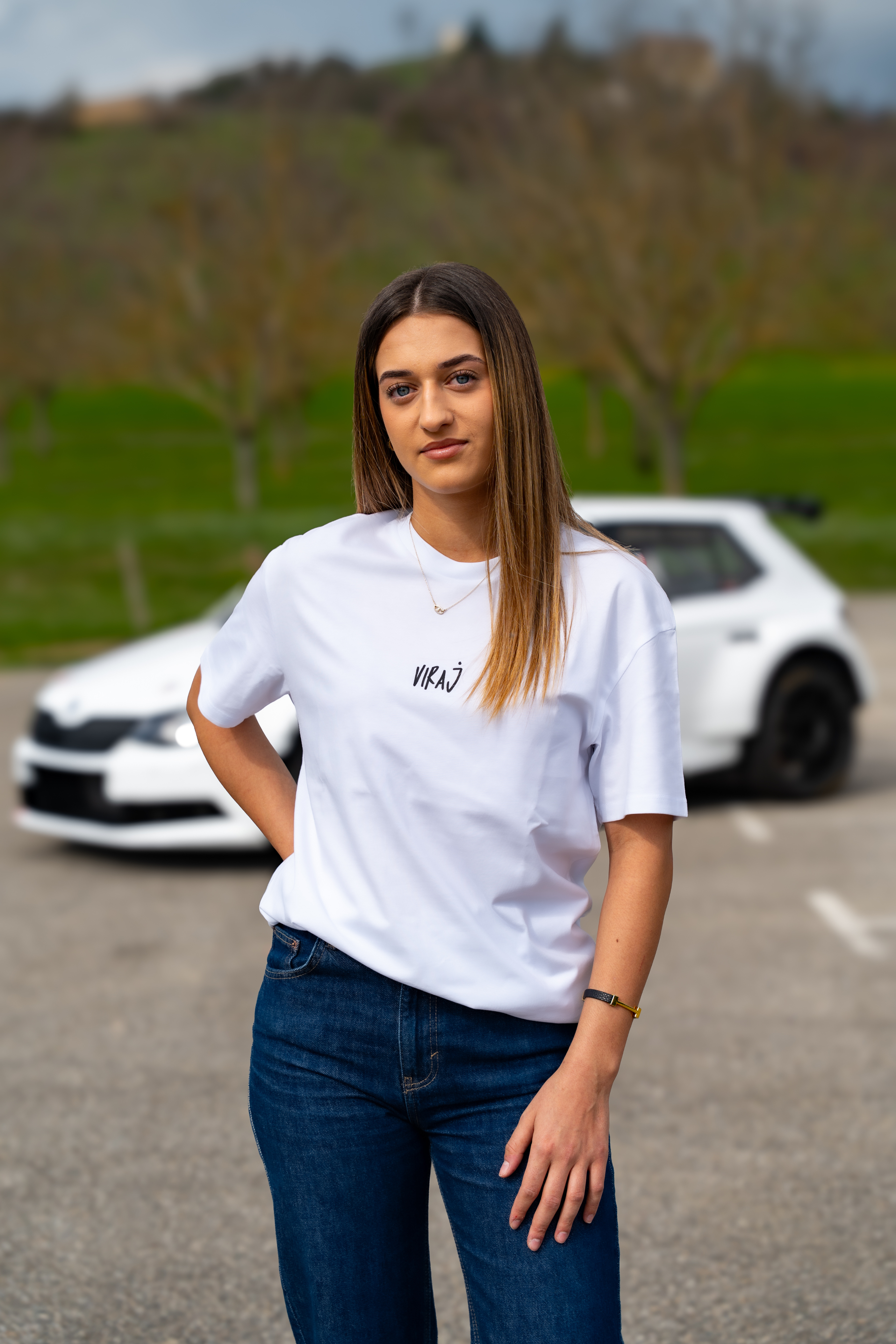 T-shirt Born to Drive VIRAJ - femme avant